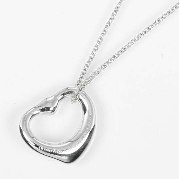 TIFFANY Authentic Silver Heart Necklace - Picture 3 of 6